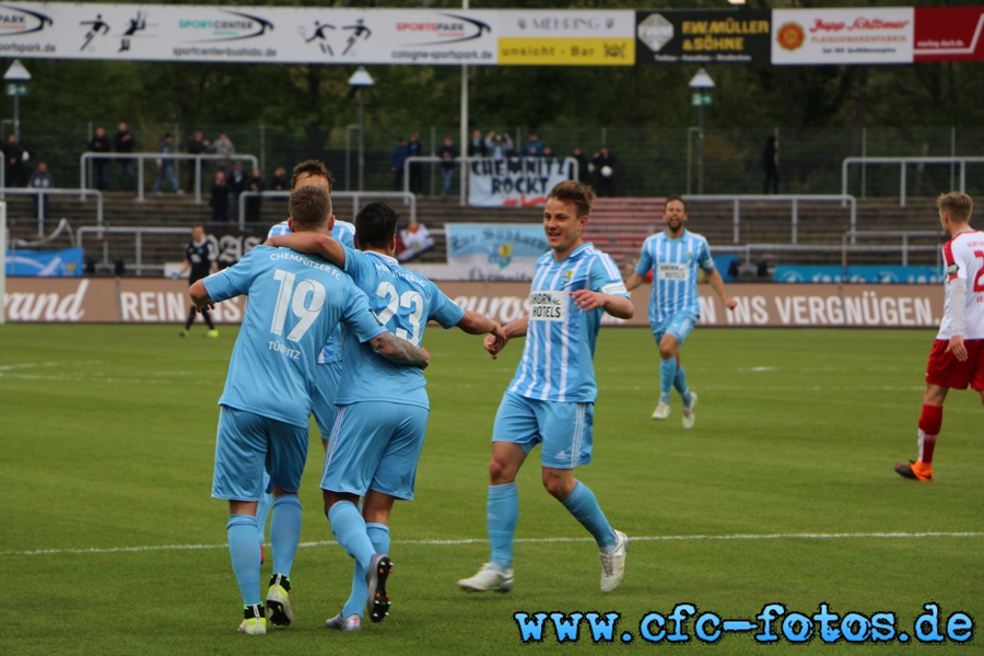 SC Fortuna Kln - Chemnitzer FC / 0:3 (0:1)