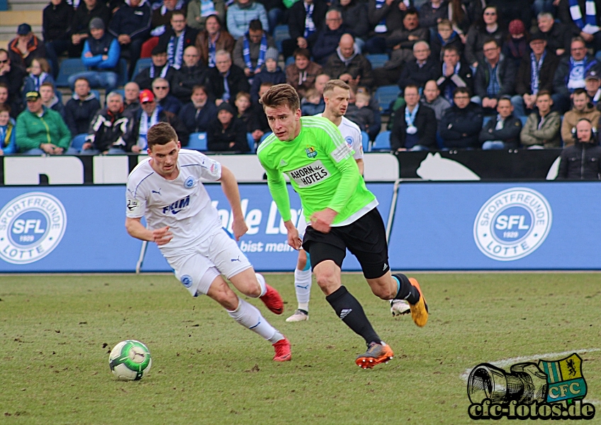 Sportfreunde Lotte - Chemnitzer FC 3:1 (2:0)