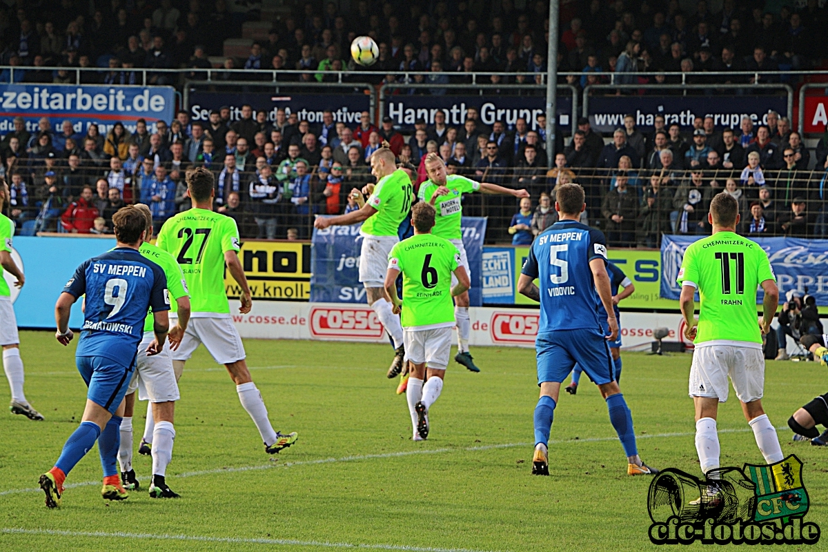 SV Meppen - Chemnitzer FC 3:2 (0:1)