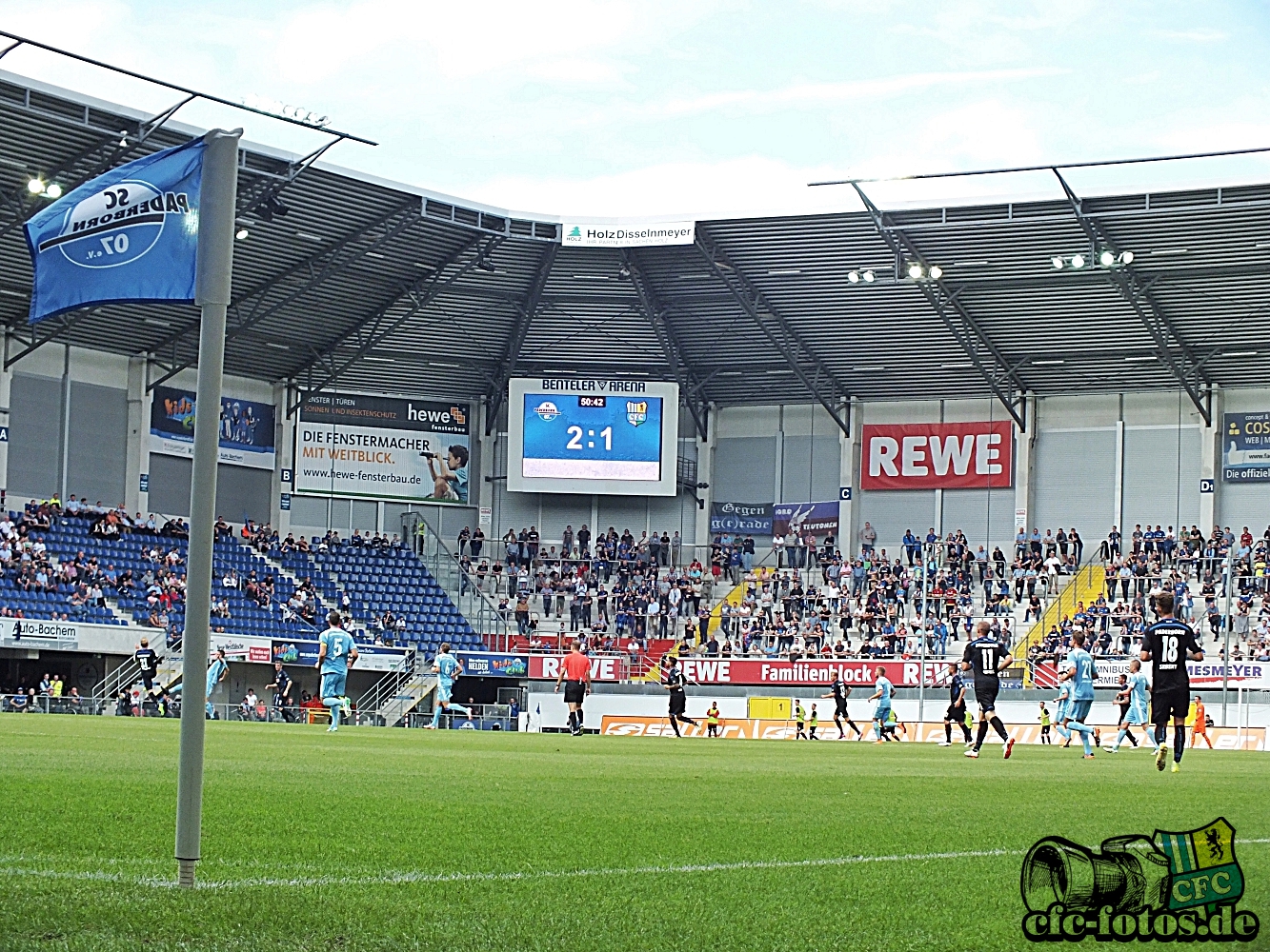 SC Paderborn 07 - Chemnitzer FC 3:2 (2:0)